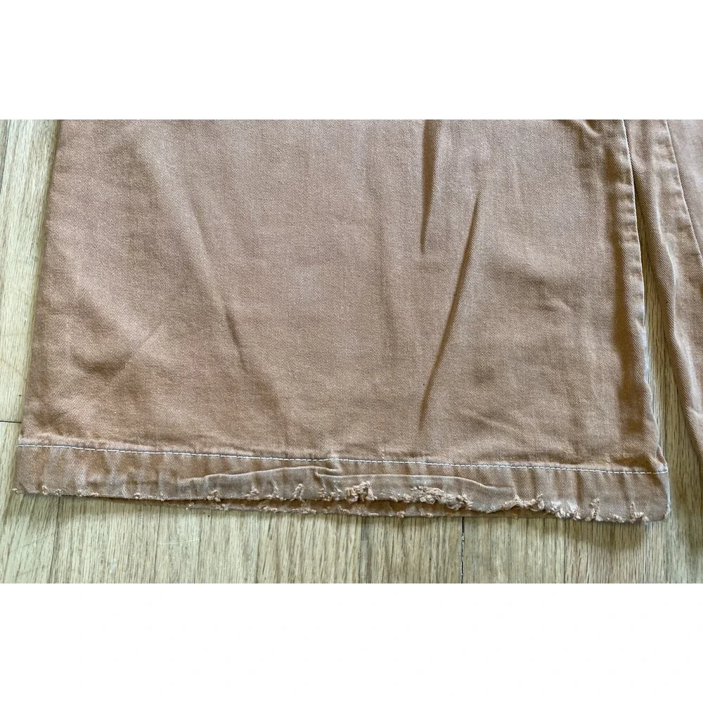 Vintage 90s Kikwear Baggy Wide Leg Cargo Pants - Brown Rave Skater Y2K
